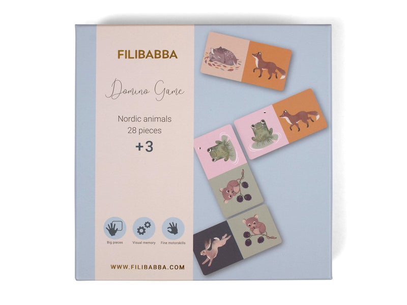 Filibabba Domino game - Nordic animals
