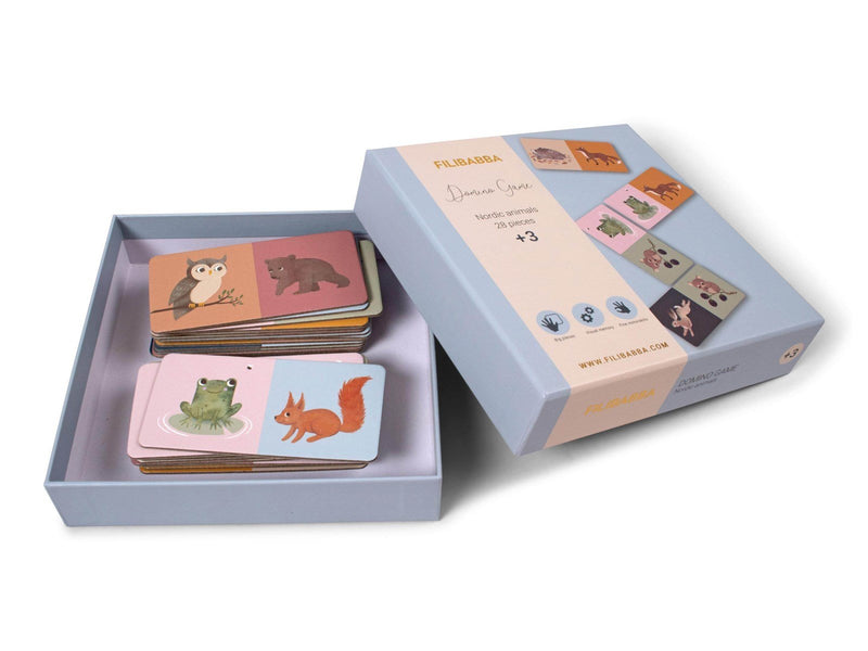 Filibabba Domino game - Nordic animals