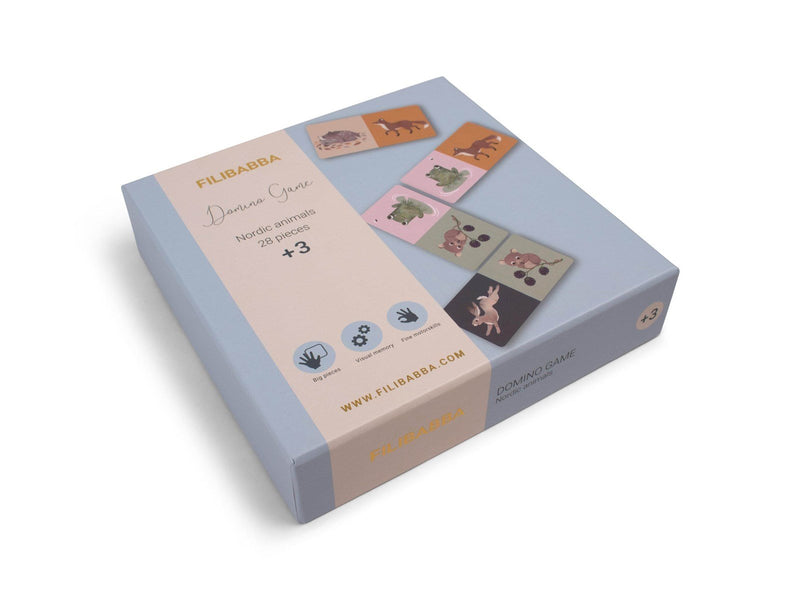 Filibabba Domino game - Nordic animals