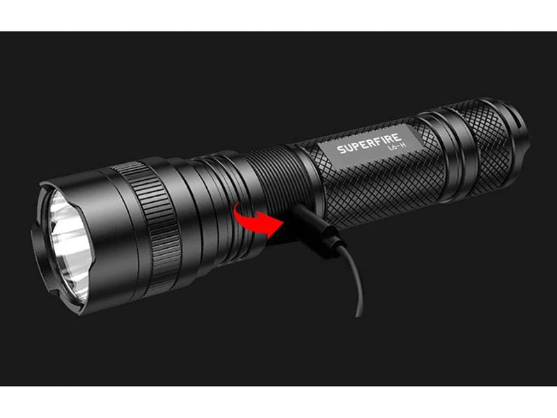 Superfire Flashlight  L6-H 750lm USB-C