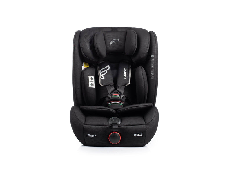 Fairgo Forza i-Size Autositz (76-150 cm) - Black Sand