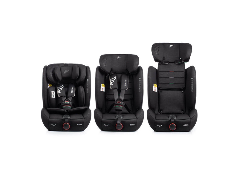 Fairgo Forza i-Size Autositz (76-150 cm) - Black Sand
