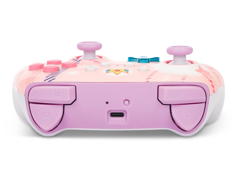 PowerA Verbesserter kabelloser Controller für Nintendo Switch - Prinzessin-Peach-Plaid - Wireless Controller - Nintendo Switch
