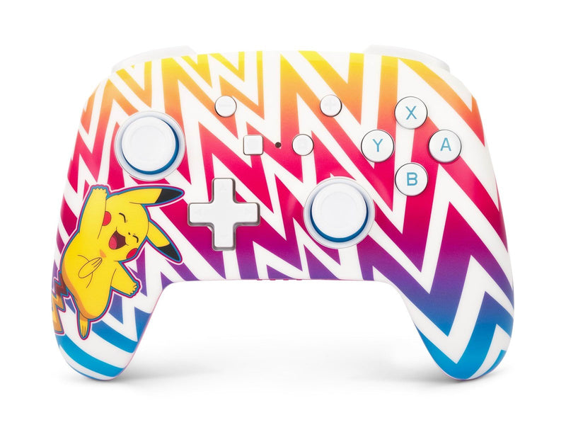 PowerA Verbesserter kabelloser Controller für Nintendo Switch - Lebhafter Pikachu - Wireless Controller - Nintendo Switch