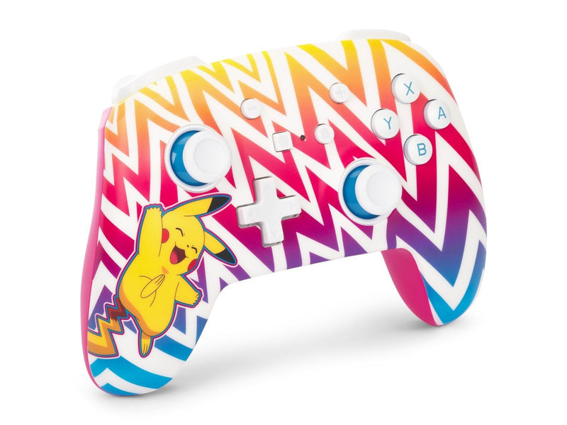 PowerA Verbesserter kabelloser Controller für Nintendo Switch - Lebhafter Pikachu - Wireless Controller - Nintendo Switch