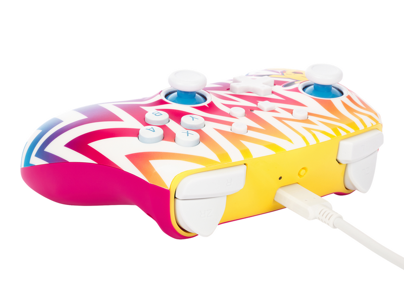 PowerA Verbesserter kabelloser Controller für Nintendo Switch - Lebhafter Pikachu - Wireless Controller - Nintendo Switch