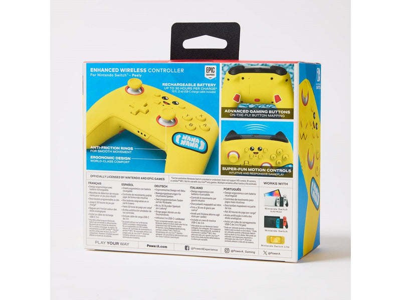 PowerA Verbesserter kabelloser Controller für Nintendo Switch - Peely - Wireless Controller - Nintendo Switch
