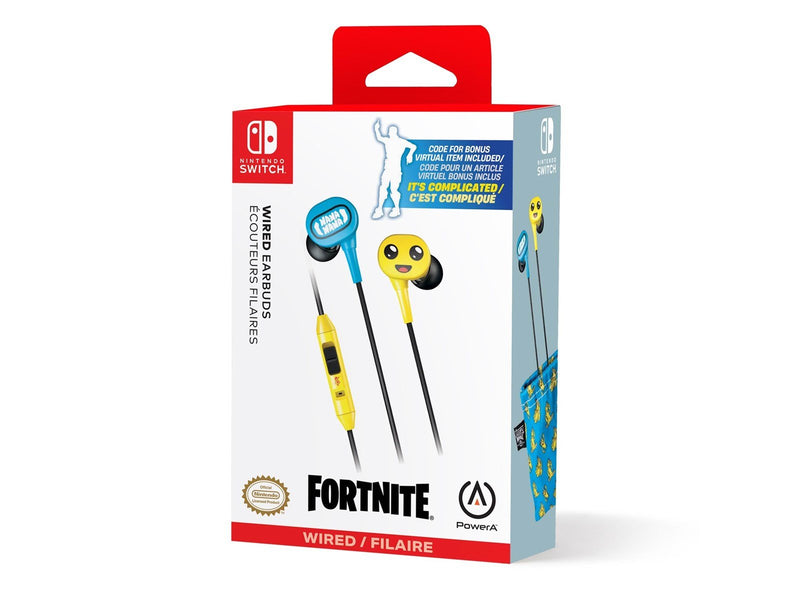 PowerA Kabelgebundene Ohrhörer für Nintendo Switch – Peely - Wired Headset - Nintendo Switch