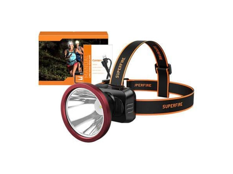 Superfire Headlamp  HL52 200lm USB