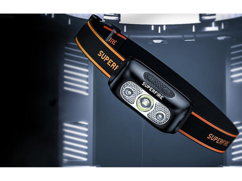 Superfire Headlamp  HL05-E 120lm USB