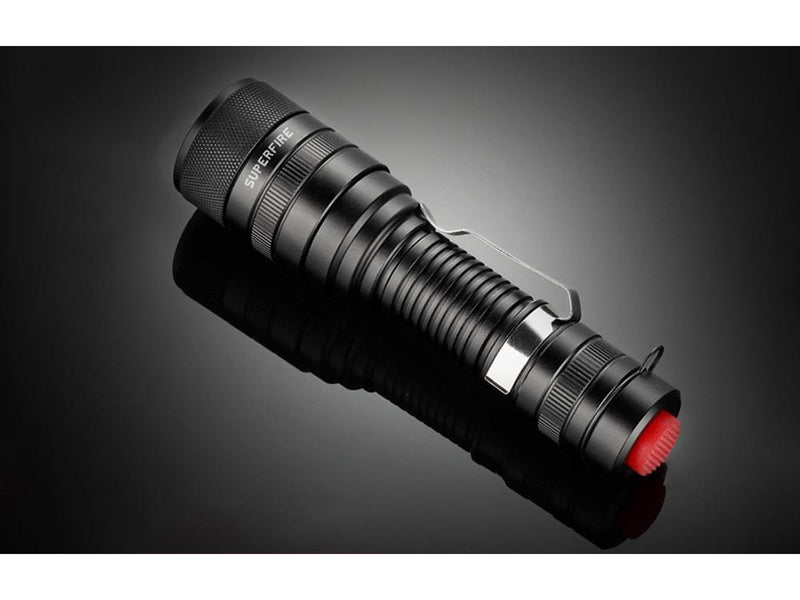 Superfire Flashlight  F5 1100lm USB