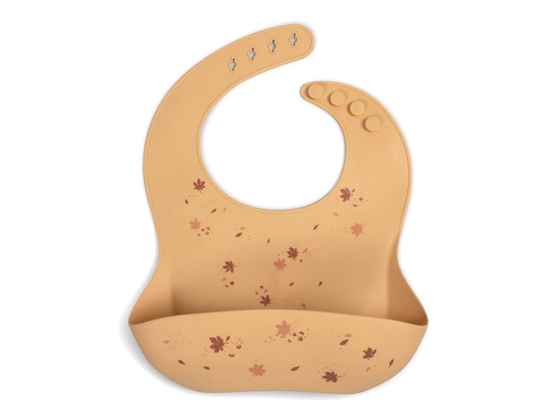 Filibabba Silicone bib with print - Chestnuts