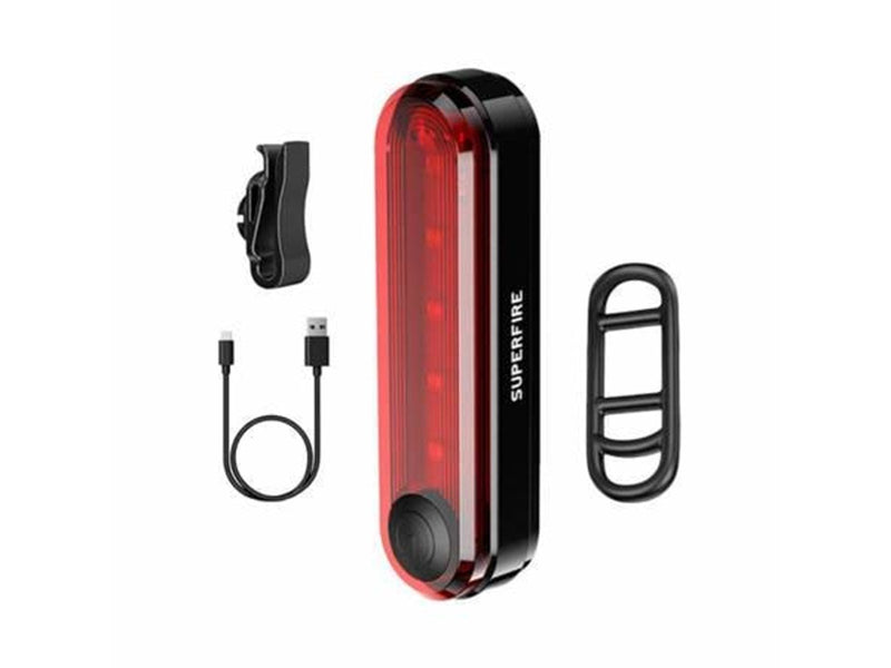 Superfire Rear bike light  BTL01 USB 230mAh