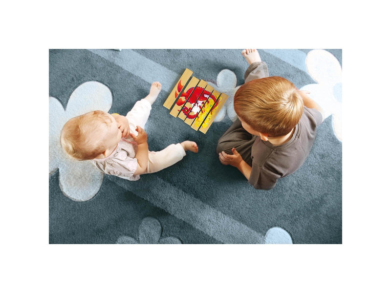 Quercetti PlayBio Four Wooden Puzzles: Fantastic Animals