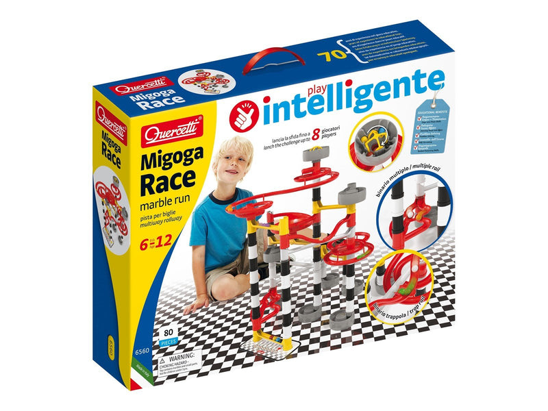 Quercetti Migoga Race marble track - 80 pieces