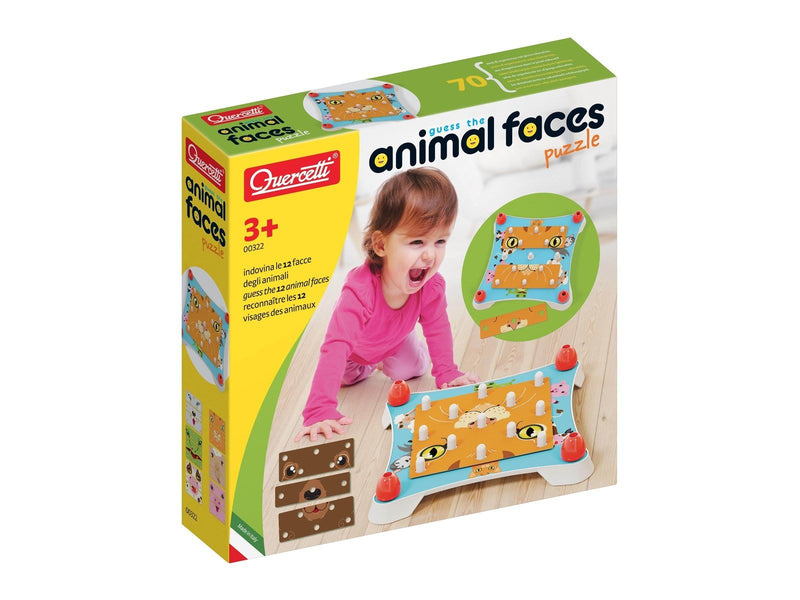 Quercetti Guess the animal faces puzzle
