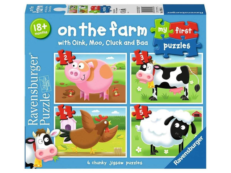 Ravensburger On the Farm first puzzle 2/3/4/5p