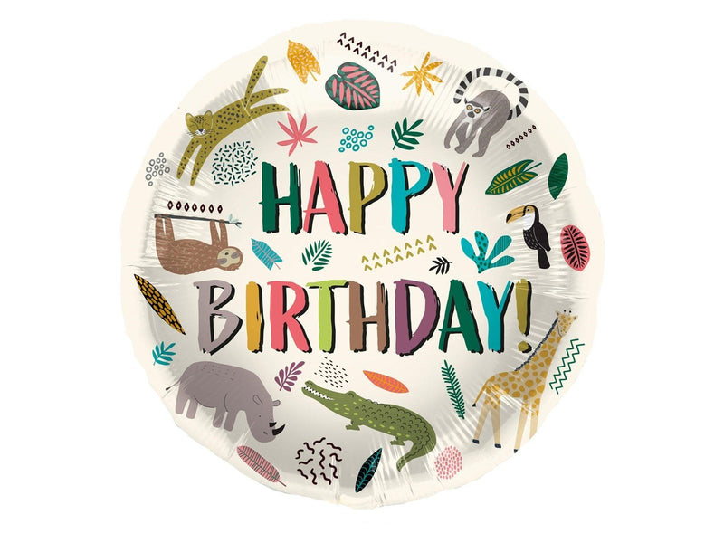 Folat BV Foil balloon Wild Animals 45cm