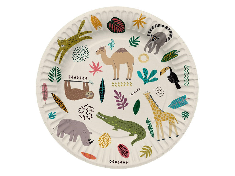 Folat BV Plates Zoo Party 8pcs.