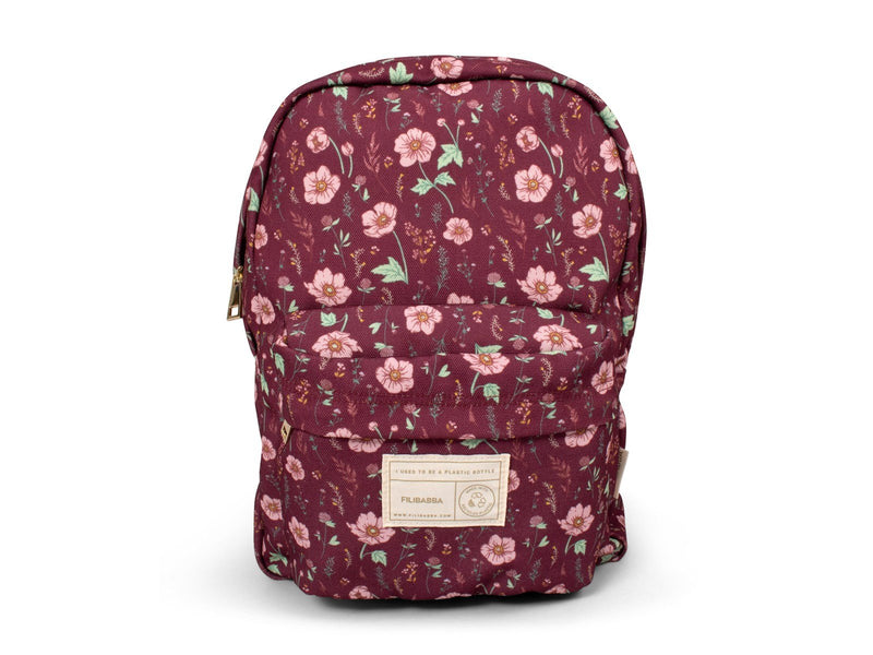 Filibabba Backpack in recycled RPET - Fall Flowers