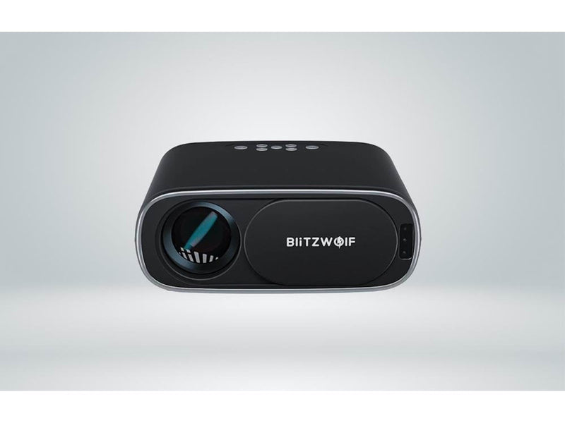 BlitzWolf Projektoren 1080p LED beamer / projector Wi-Fi + Bluetooth (black) - 1920 x 1080 - 10000 ANSI lumens
