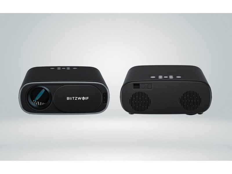 BlitzWolf Projektoren 1080p LED beamer / projector Wi-Fi + Bluetooth (black) - 1920 x 1080 - 10000 ANSI lumens