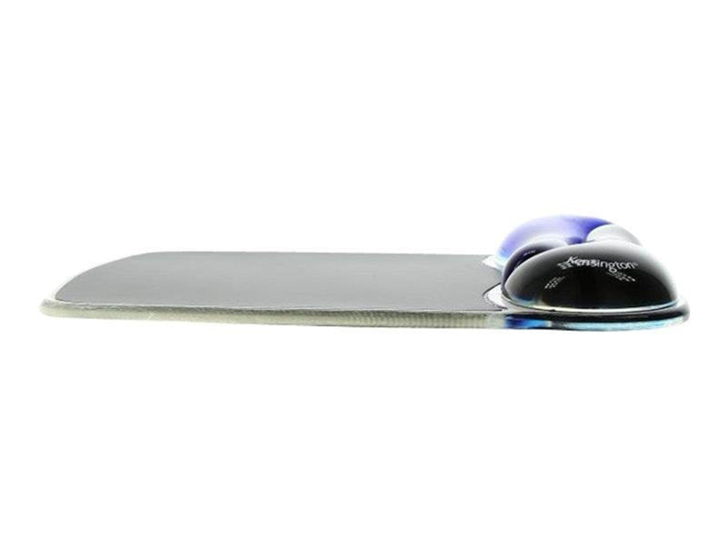 Kensington  Mauspad mit Duo Gel-Handgelenkauflage, blau/grau Schwarz