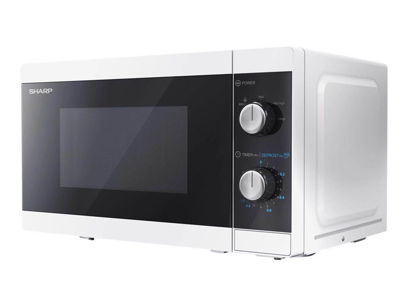 Sharp YC-MS01E-W - microwave oven - freestanding - white