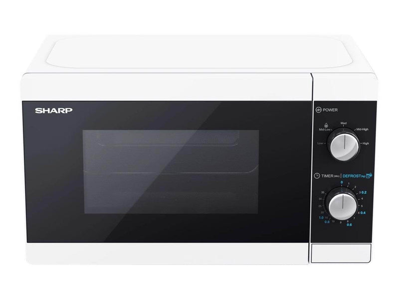 Sharp YC-MS01E-W - microwave oven - freestanding - white