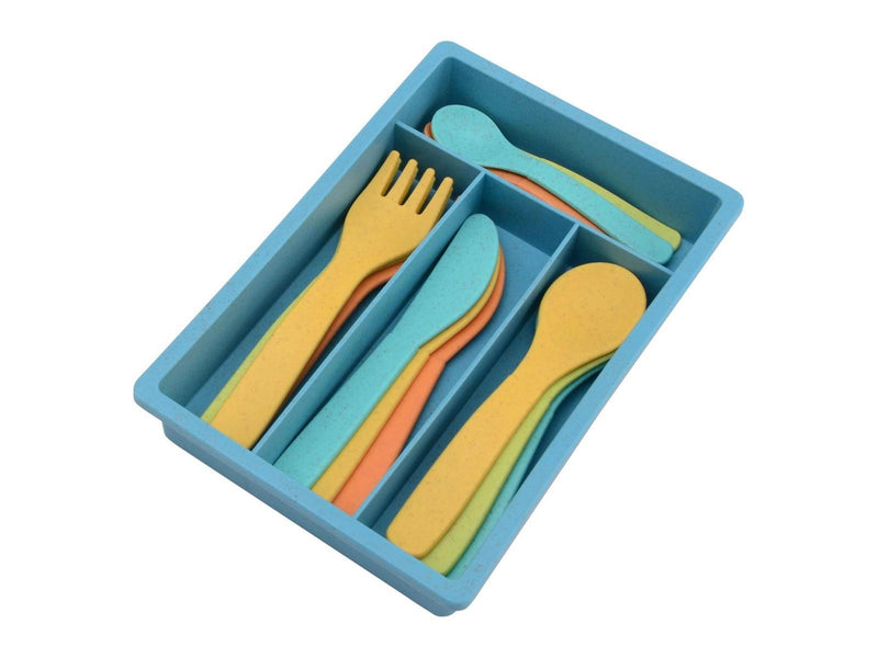 Joueco Bio Cutlery Set 17 pieces.