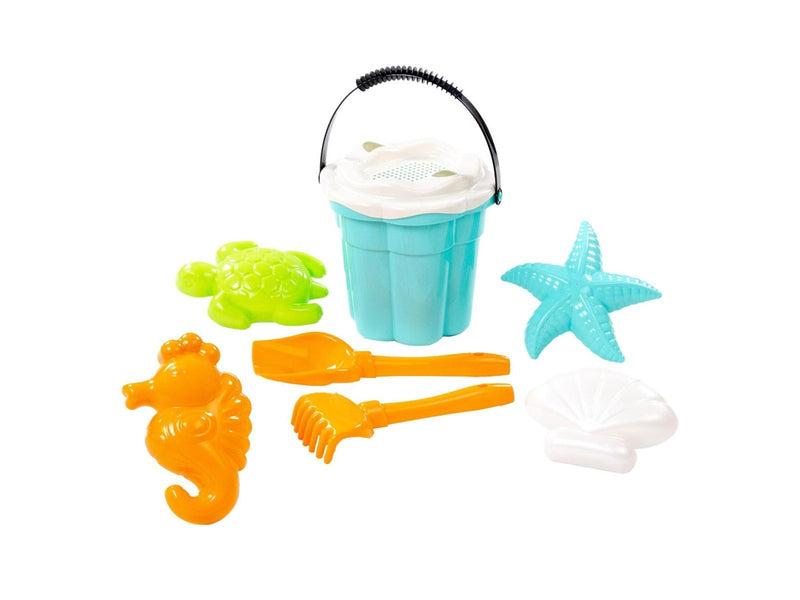 Cavallino Toys Cavallino Safari Classic Bucket Set with Sand Shapes Blue 9 pcs.