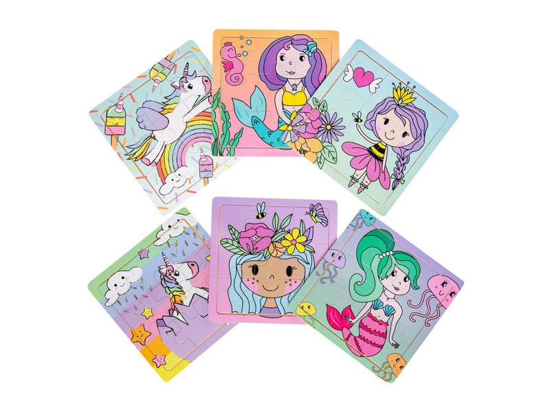 LG-Imports Wooden Puzzle (Princess/Unicorn/Mermaid) (Assorted)