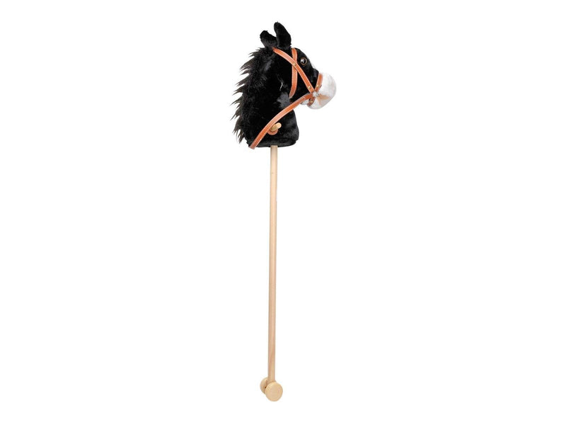 Playwood Wooden Hobby Horse with Sound - Black