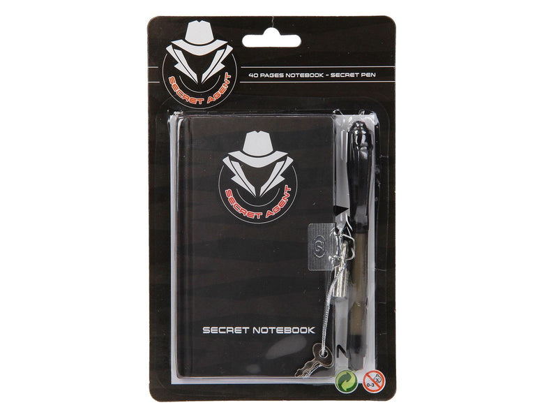 Johntoy Secret Logbook with Secret Writing Pen (Assorted)
