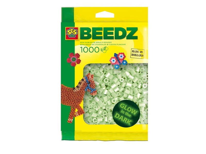 SES Creative Iron-on Beads - Glow in the Dark 1000pcs.