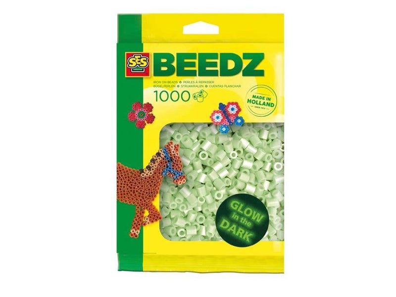 SES Creative Iron-on Beads - Glow in the Dark 1000pcs.
