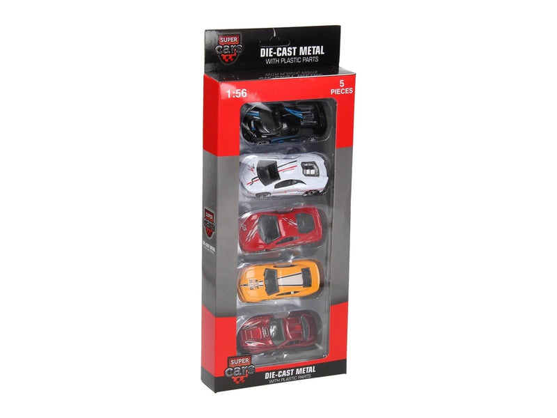 Johntoy Super Cars Die-cast Car 5 pcs. (Assorted)