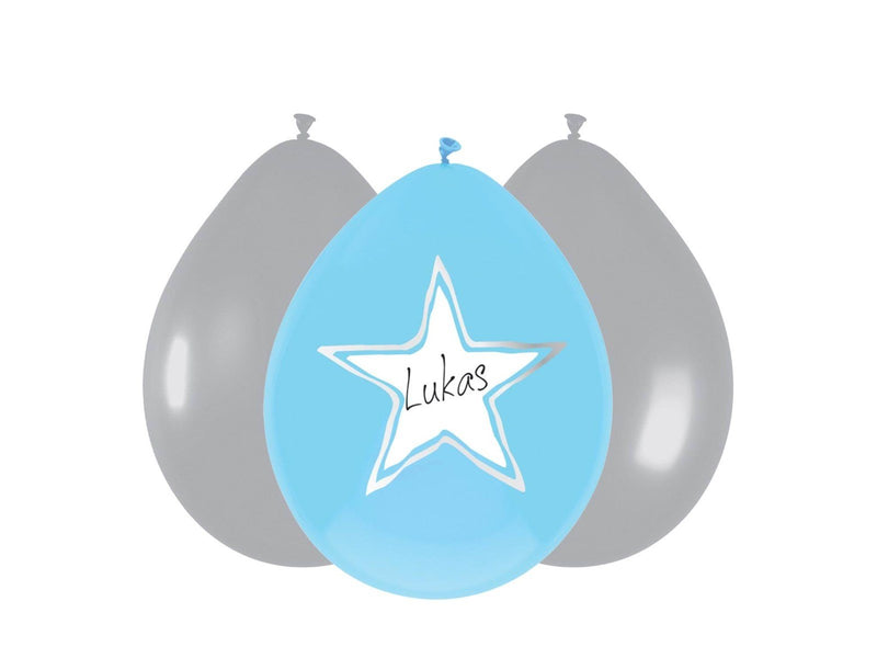 Haza Witbaard Balloons Baby Boy 6pcs.