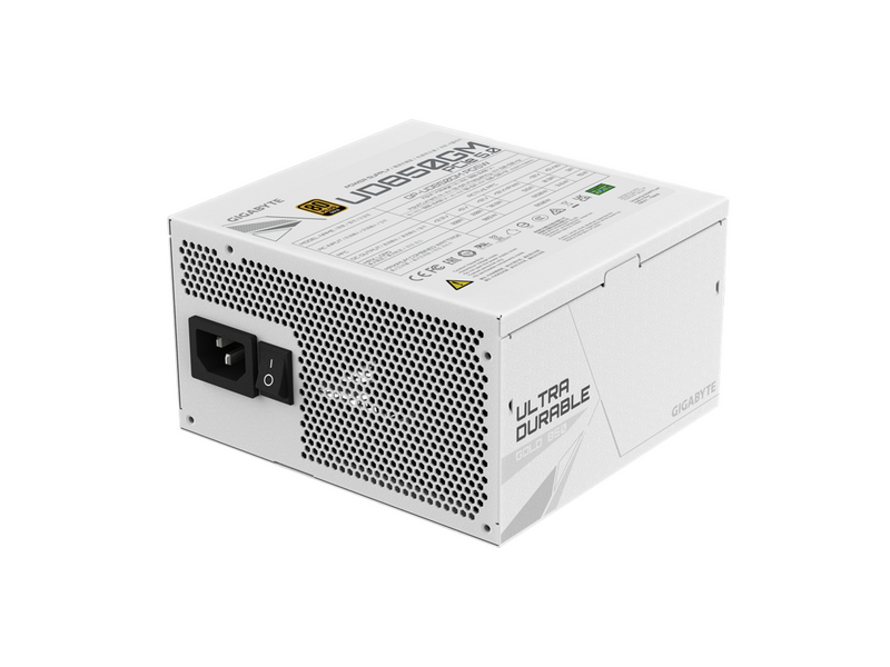GIGABYTE UD850GM PG5W Netzteile - 850 Watt - 120 mm - ATX 3.0 - 80 Plus Gold zertifiziert
