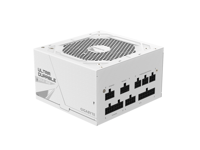 GIGABYTE UD850GM PG5W Netzteile - 850 Watt - 120 mm - ATX 3.0 - 80 Plus Gold zertifiziert