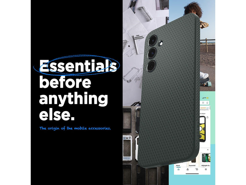 Spigen Liquid Air - abyss green - Samsung Galaxy A55