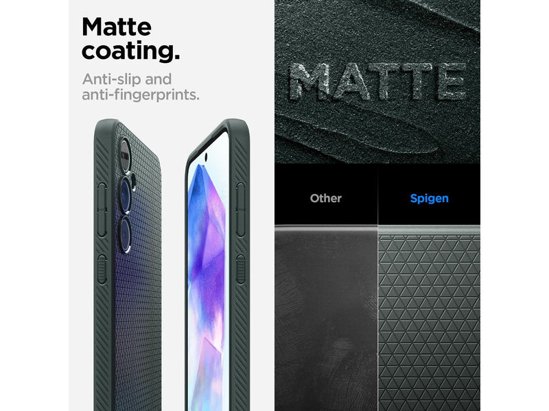 Spigen Liquid Air - abyss green - Samsung Galaxy A55