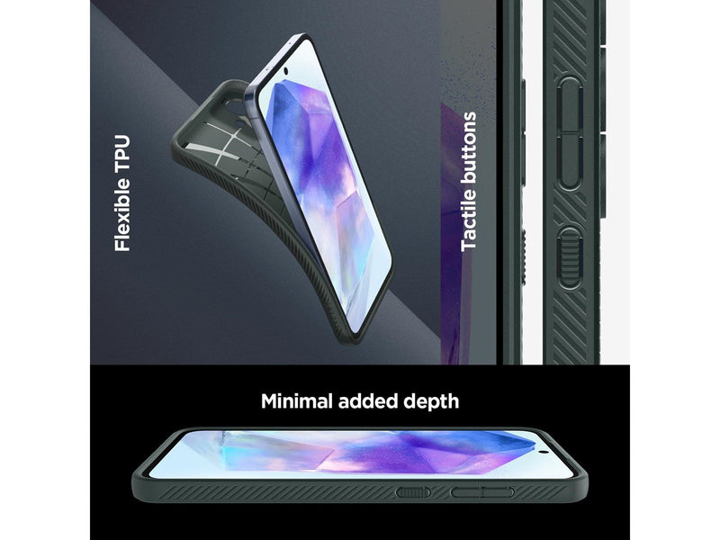 Spigen Liquid Air - abyss green - Samsung Galaxy A55