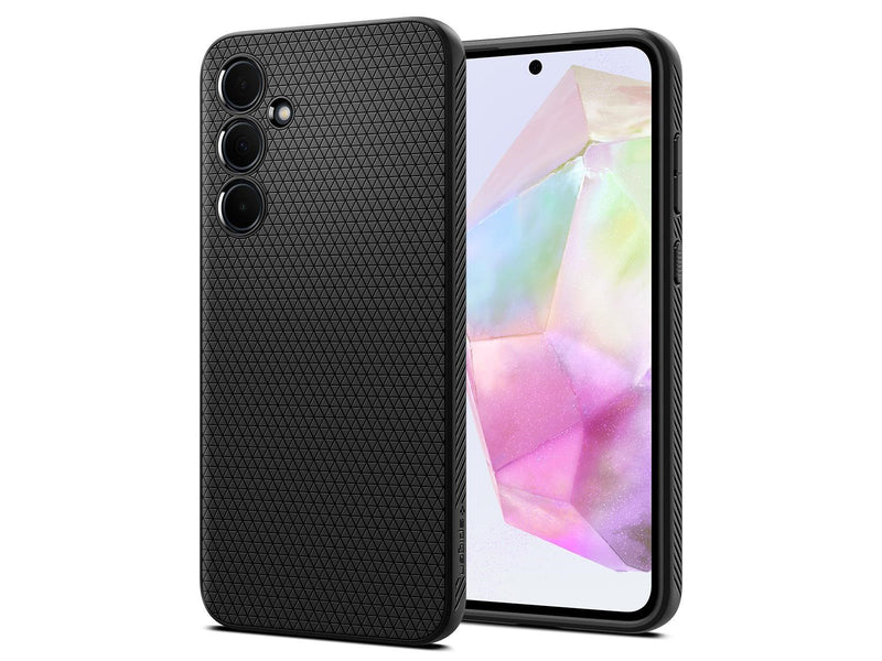 Spigen Liquid Air - matte black - Samsung Galaxy A35