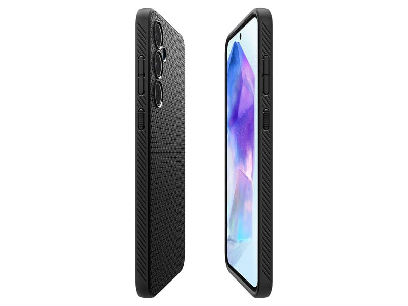 Spigen Liquid Air - matte black - Samsung Galaxy A55