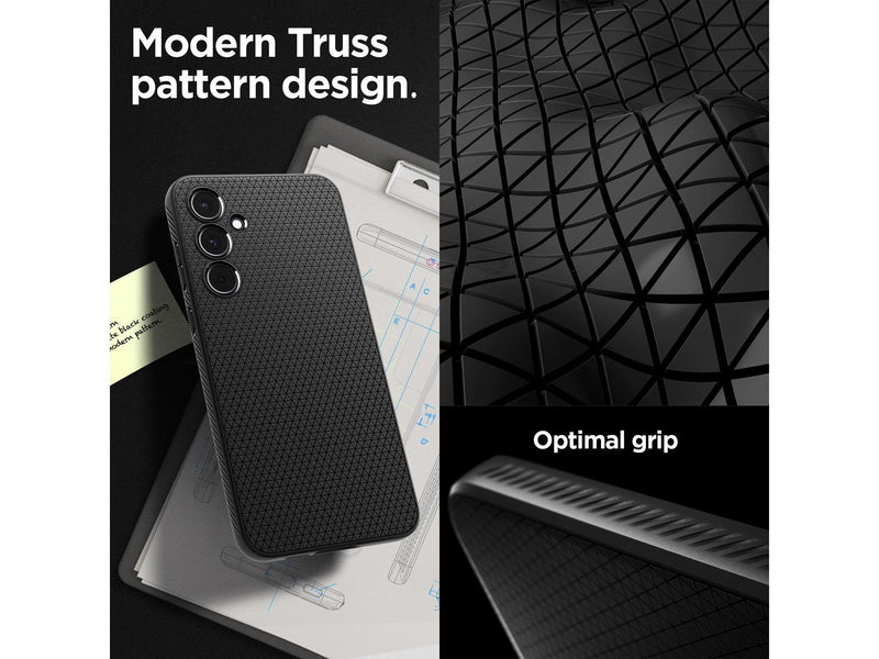 Spigen Liquid Air - matte black - Samsung Galaxy A55