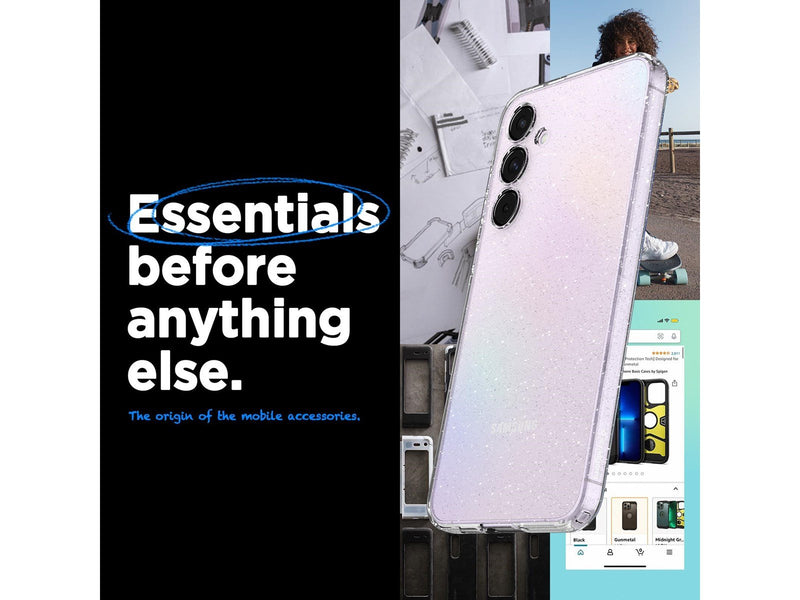 Spigen Liquid Crystal Glitter - crystal quartz - Samsung Galaxy A55