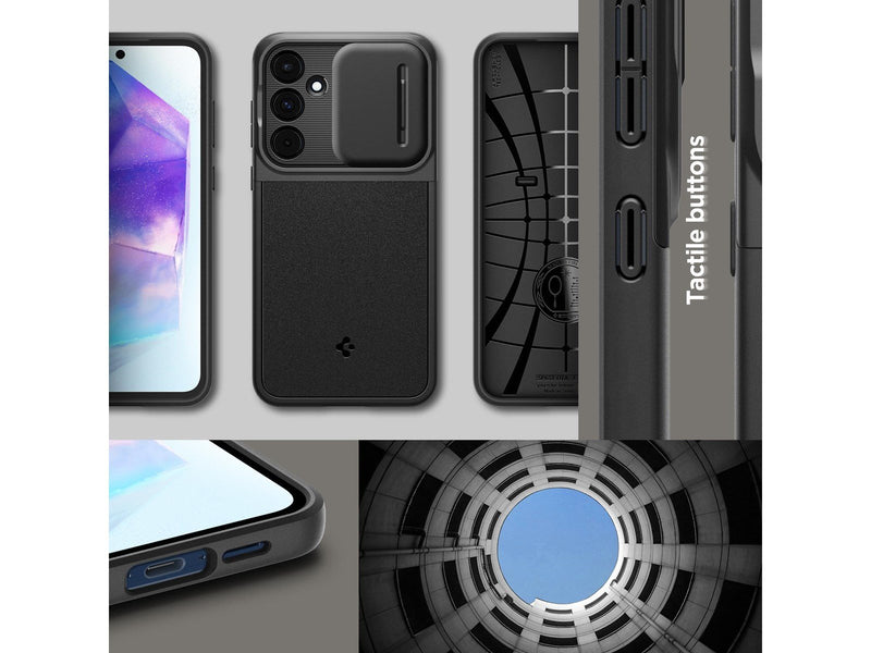 Spigen Optik Armor - black - Samsung Galaxy A55