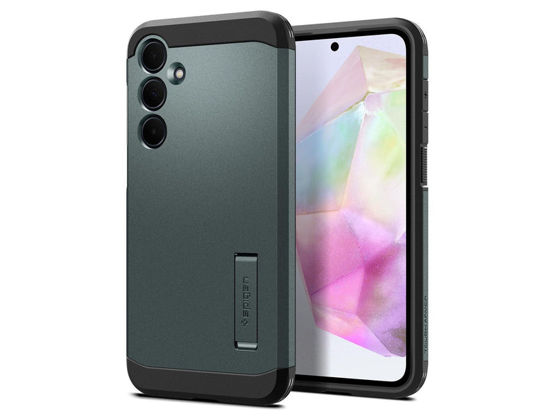 Spigen Tough Armor - abyss green - Samsung Galaxy A35