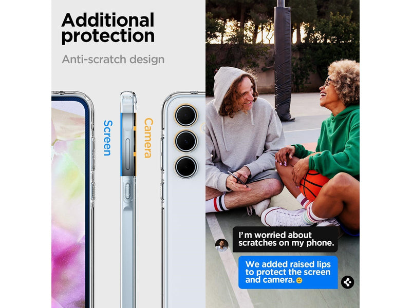 Spigen Ultra Hybrid - crystal clear - Samsung Galaxy A35